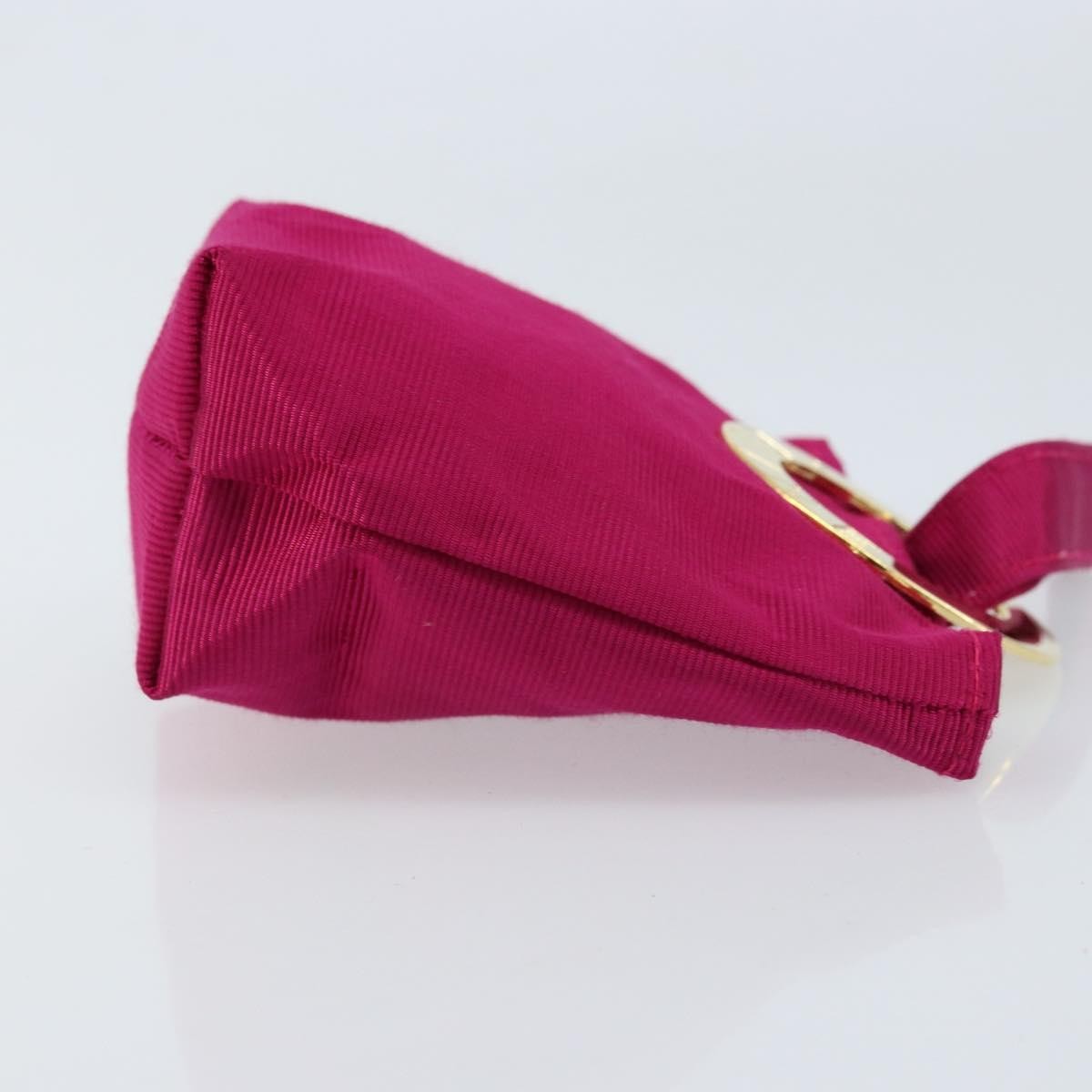 Celine Circle Logo Pouch Canvas Pink Canvas Clutche & Pouche Bag