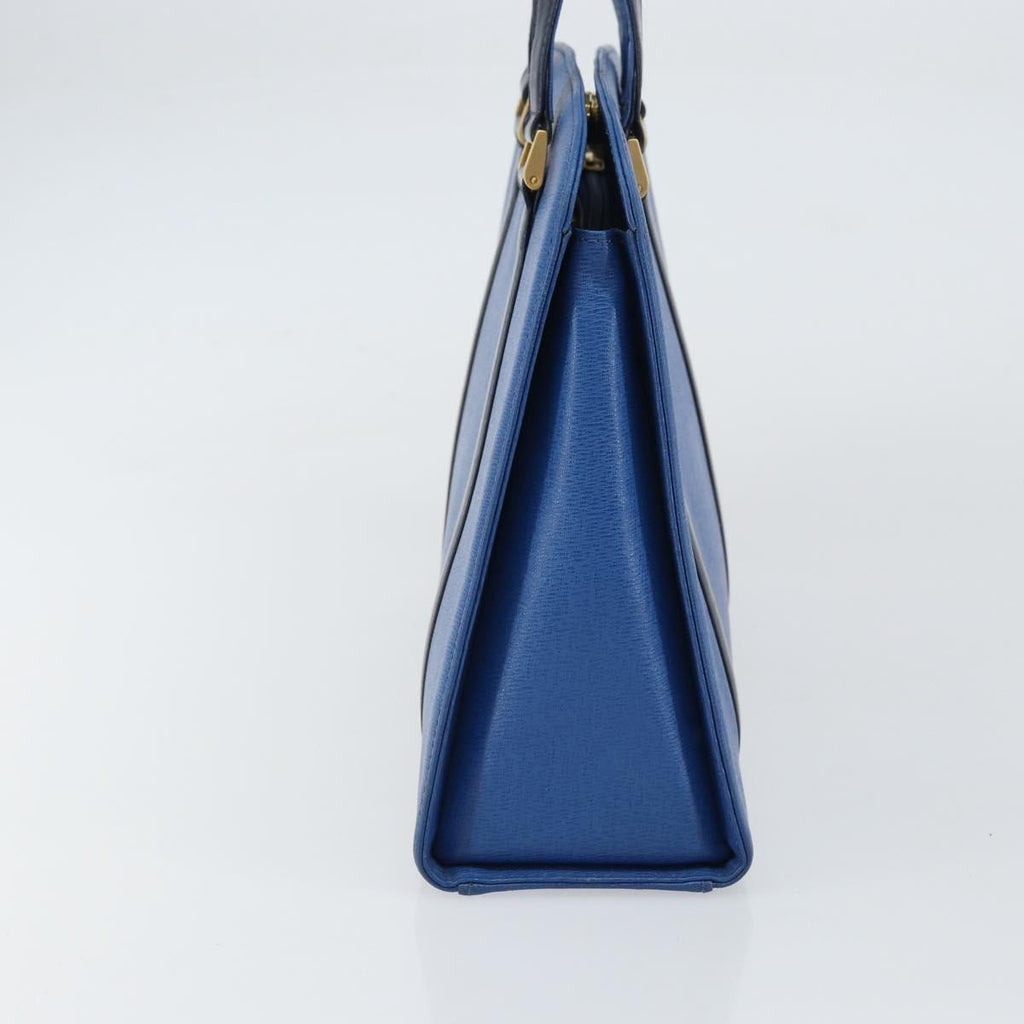 Burberry Vintage Handbag Leather Blue Leather Handbag