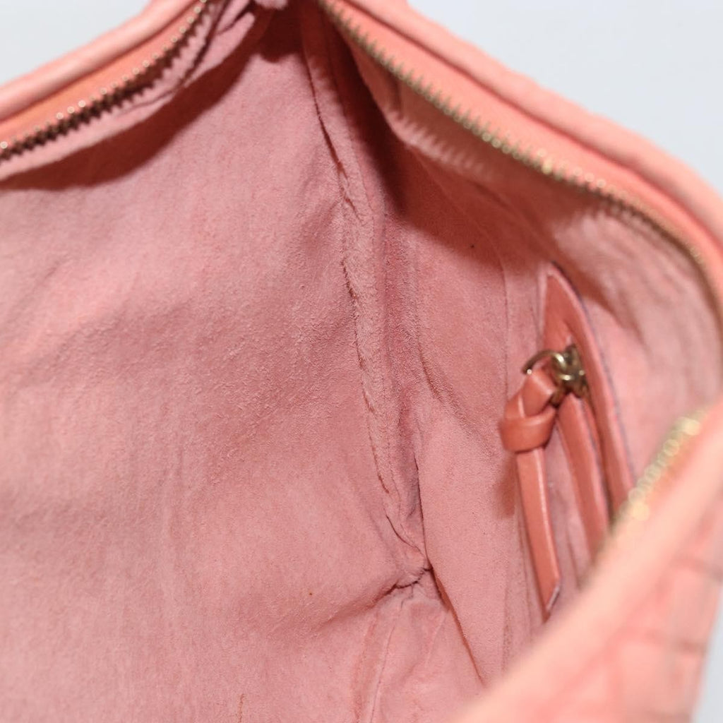 Bottega Veneta Veneta Hobo Intrecciato Nappa Pink Leather Handbag