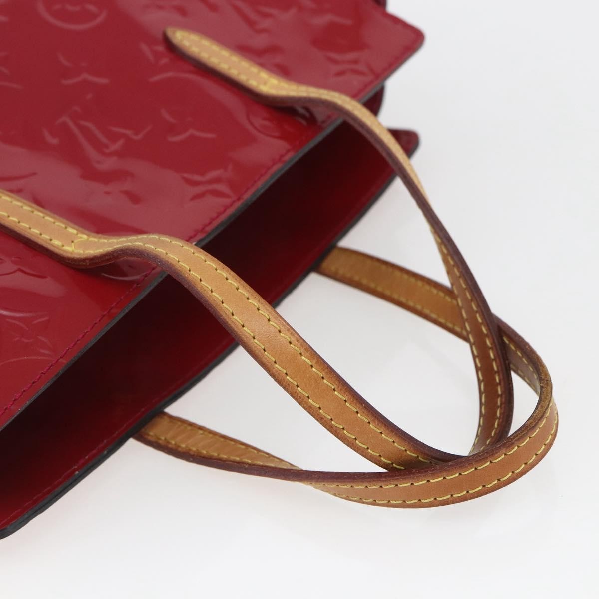 Louis Vuitton Catalina Handbag Monogram Vernis Pink Patent_Leather Handbag