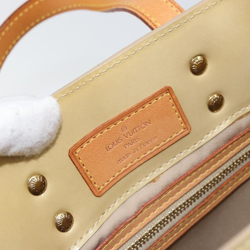 Louis Vuitton Reade Handbag Monogram Vernis Beige Patent_Leather Handbag