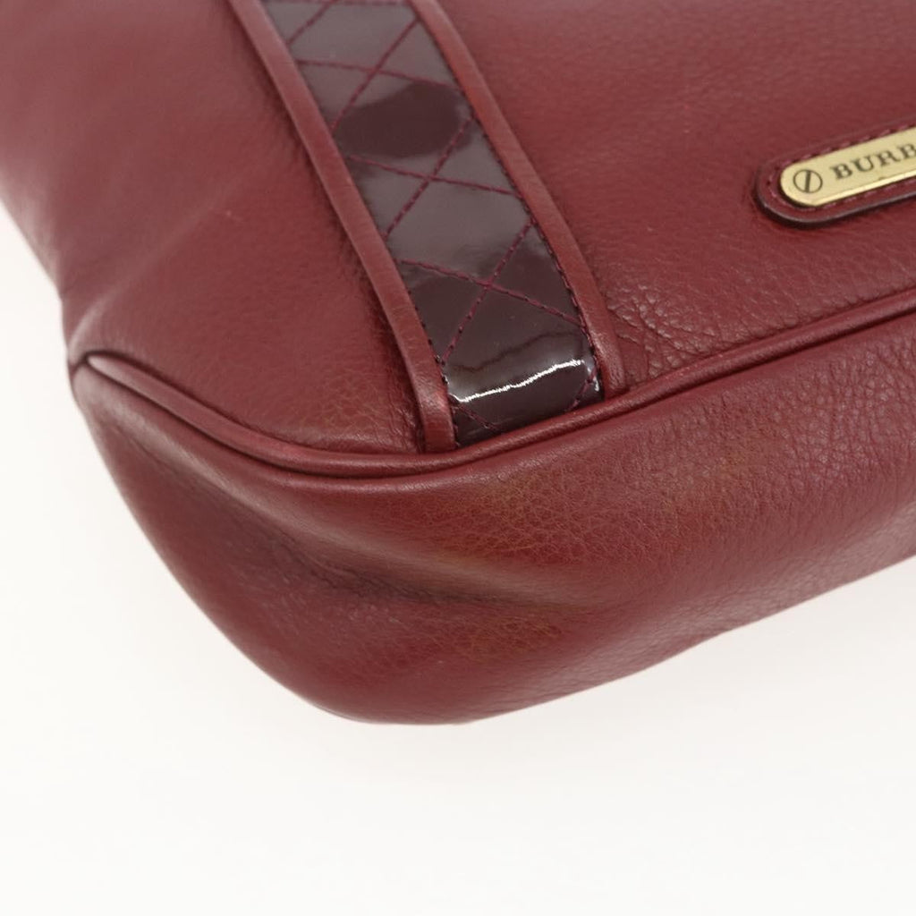 Burberry Vintage Shoulder Bag Leather Red Leather Shoulder Bag