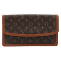 Louis Vuitton Dame Pochette Monogram Canvas Brown Canvas Clutche & Pouche Bag