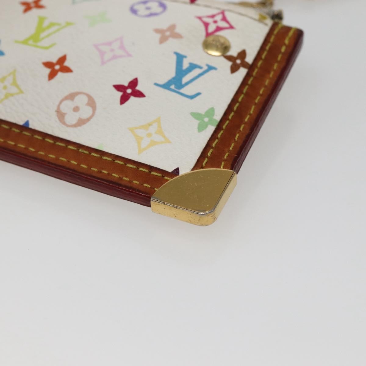Louis Vuitton Pochette Clés Monogram Canvas Multicolour Canvas Wallets Accessory