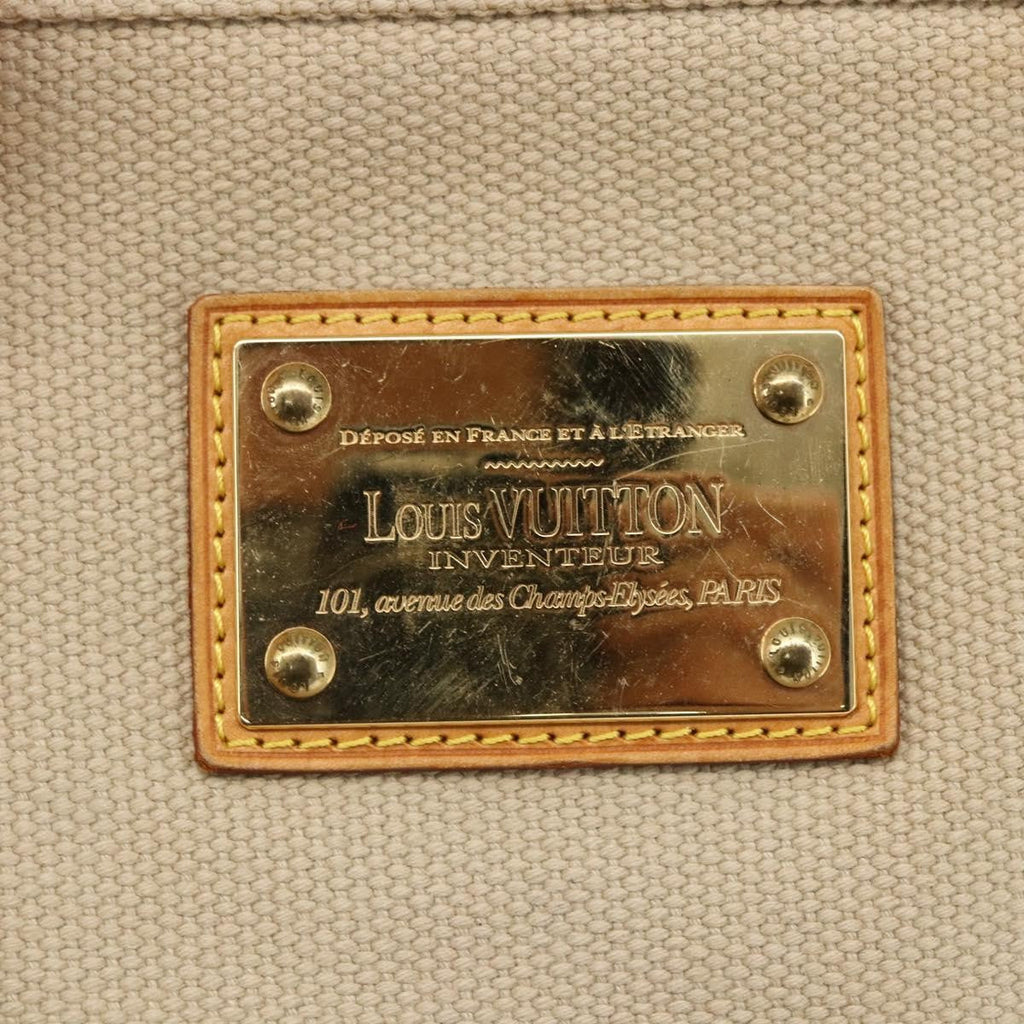 Louis Vuitton Antigua Tote Canvas Beige Canvas Tote Bag