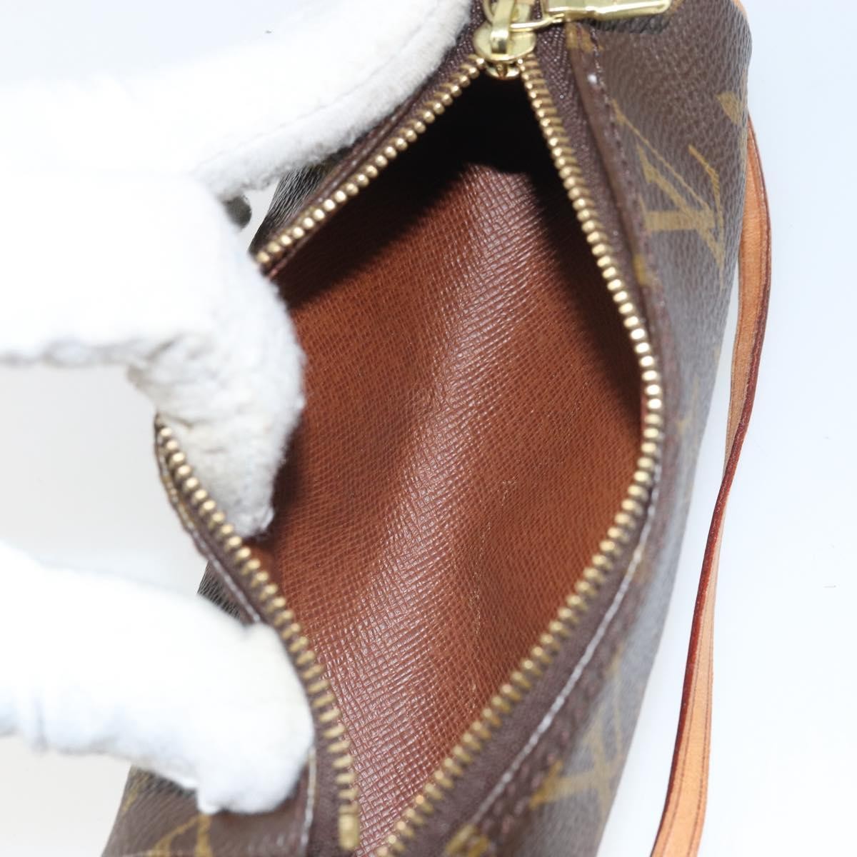 Louis Vuitton Papillon Pochette Monogram Canvas Brown Canvas Clutche & Pouche Bag