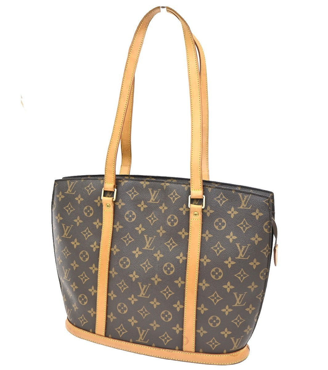 Louis Vuitton Babylone Handbag Monogram Canvas Brown Canvas Shoulder Bag