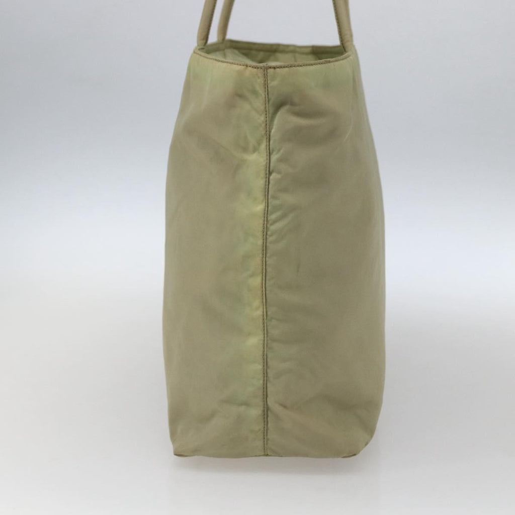 Prada Vintage Zip Tote Tessuto Ecru Nylon Tote Bag Bag