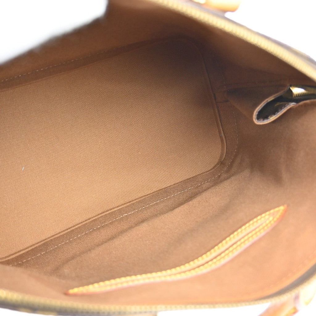 Louis Vuitton Alma Handbag Monogram Canvas Brown Canvas Handbag