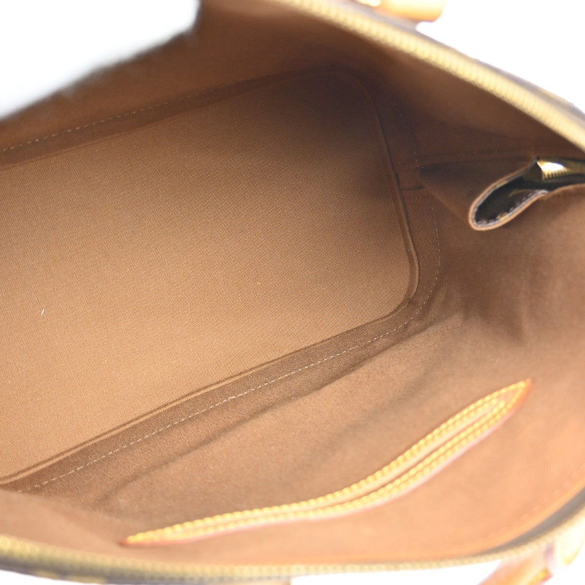 Louis Vuitton Alma Handbag Monogram Canvas Brown Canvas Handbag