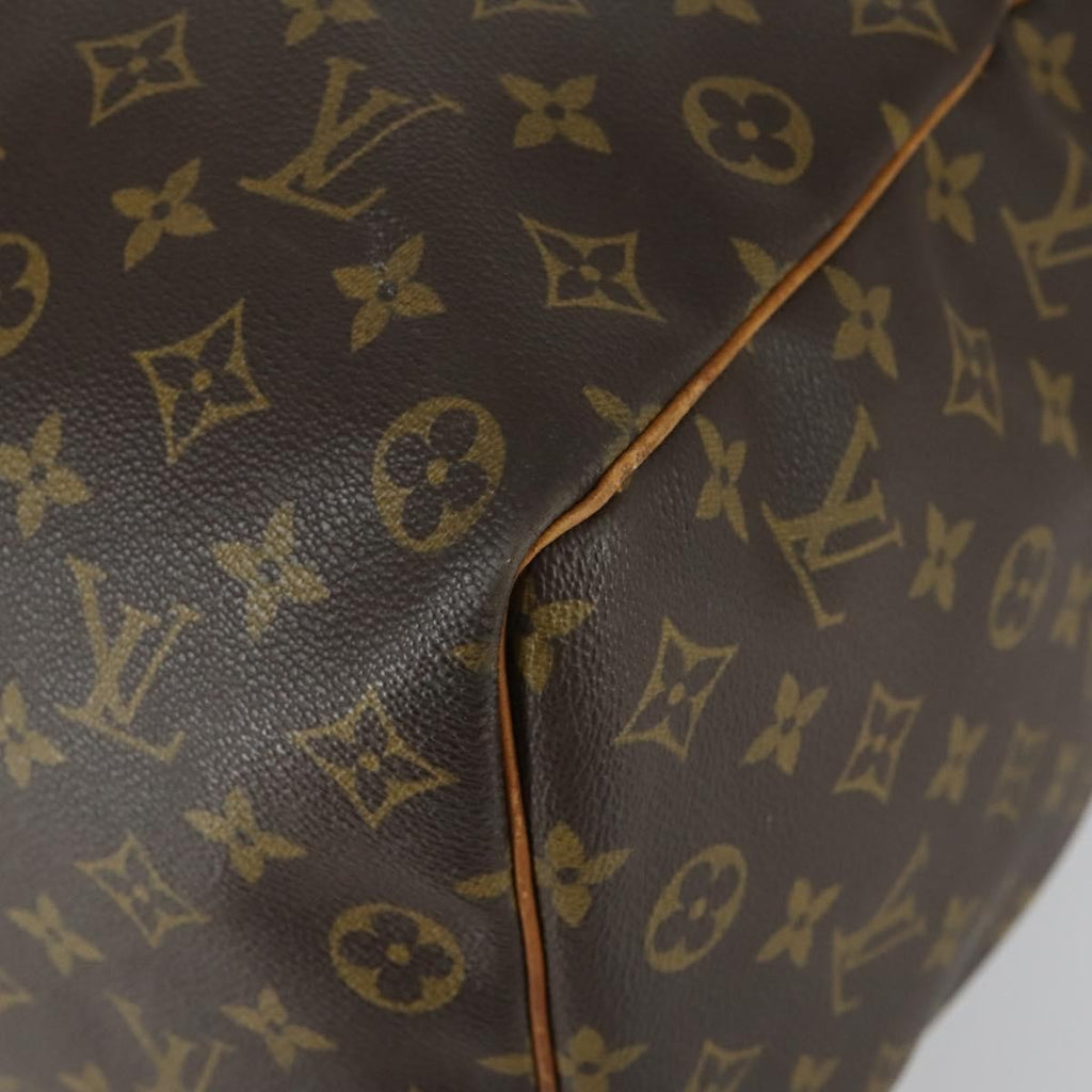 Louis Vuitton Keepall Bag Monogram Canvas Brown Canvas Travel Bag