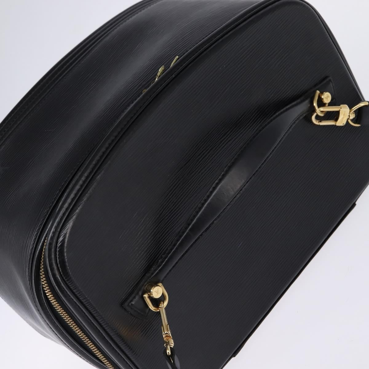 Louis Vuitton Nice Vanity Case Epi Leather Black Leather Bag