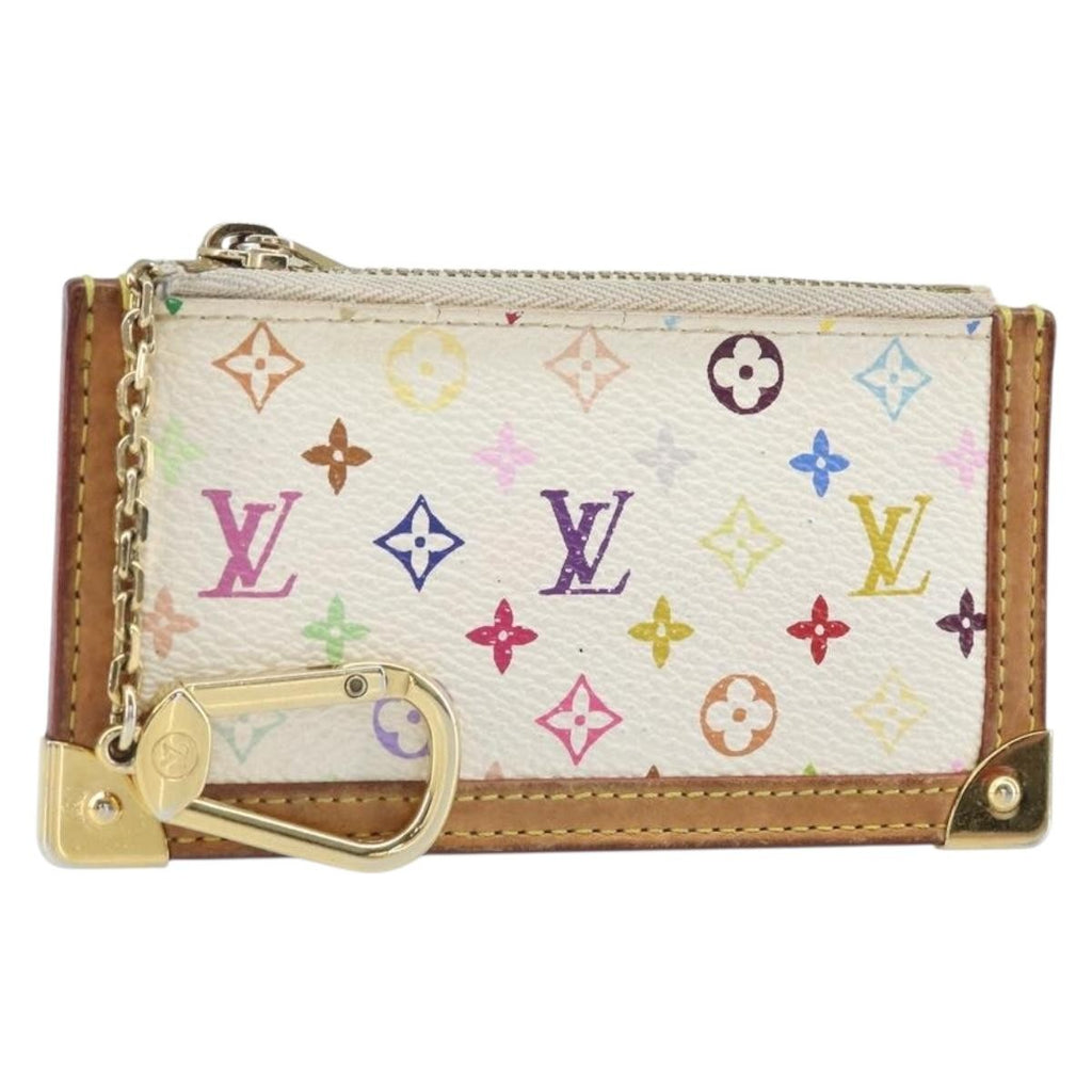 Louis Vuitton Pochette Clés Monogram Canvas Multicolour Canvas Wallets Accessory