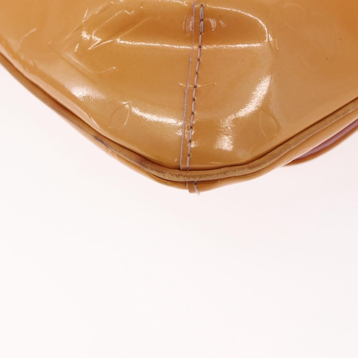 Louis Vuitton Thompson Street Handbag Monogram Vernis Yellow Patent_Leather Shoulder Bag