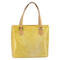 Louis Vuitton Houston Handbag Monogram Vernis Beige Patent_Leather Tote Bag