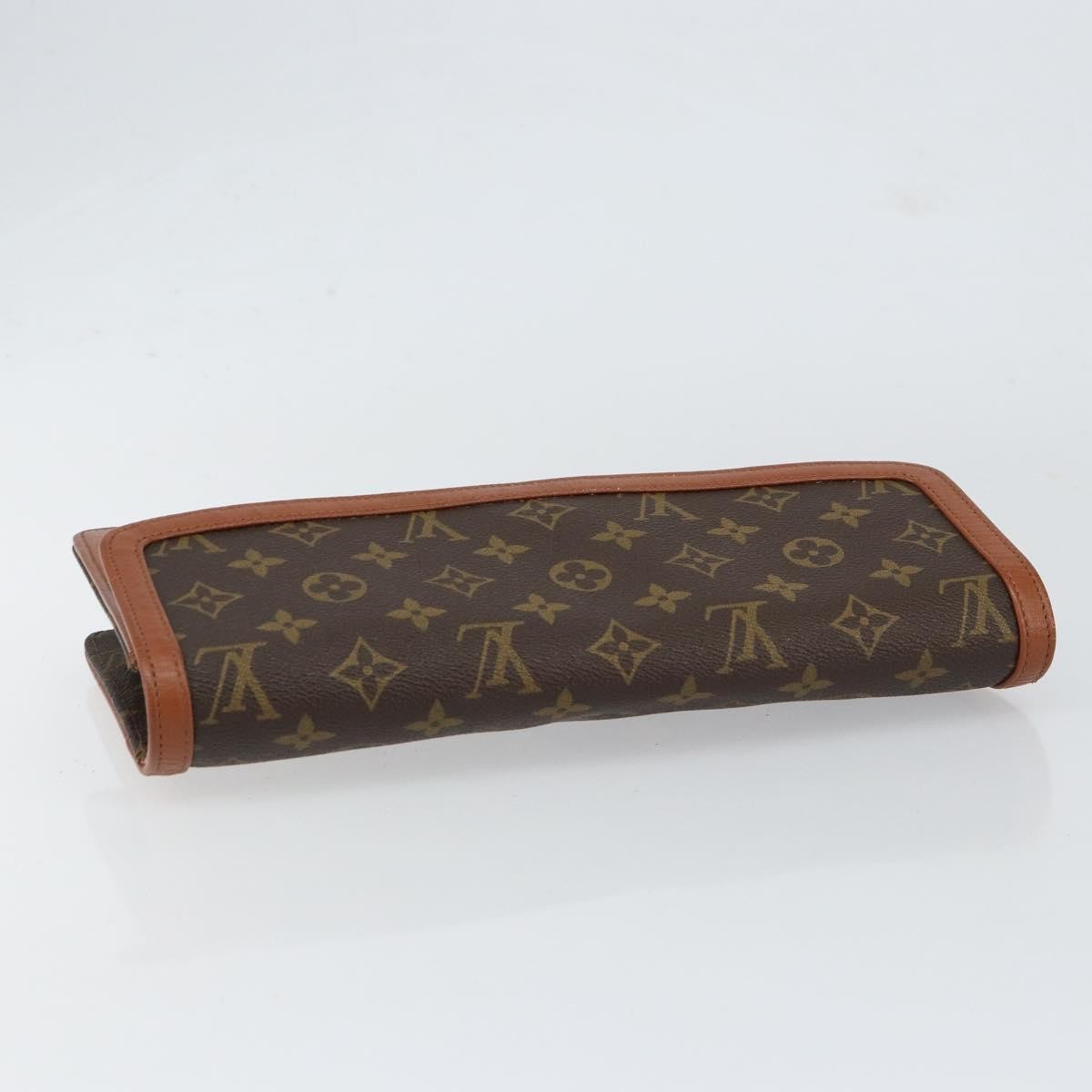 Louis Vuitton Dame Pochette Monogram Canvas Brown Canvas Clutche & Pouche Bag