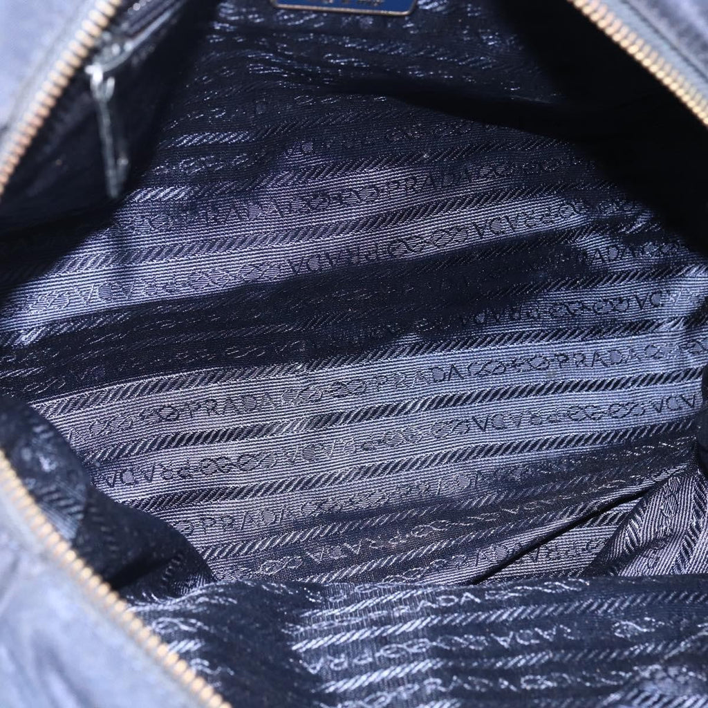 Prada Re-Edition 1995 Chain Tote Quilted Re-Nylon Navy Nylon Shoulder Bag Bag