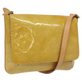 Louis Vuitton Thompson Street Handbag Monogram Vernis Beige Patent_Leather Bag