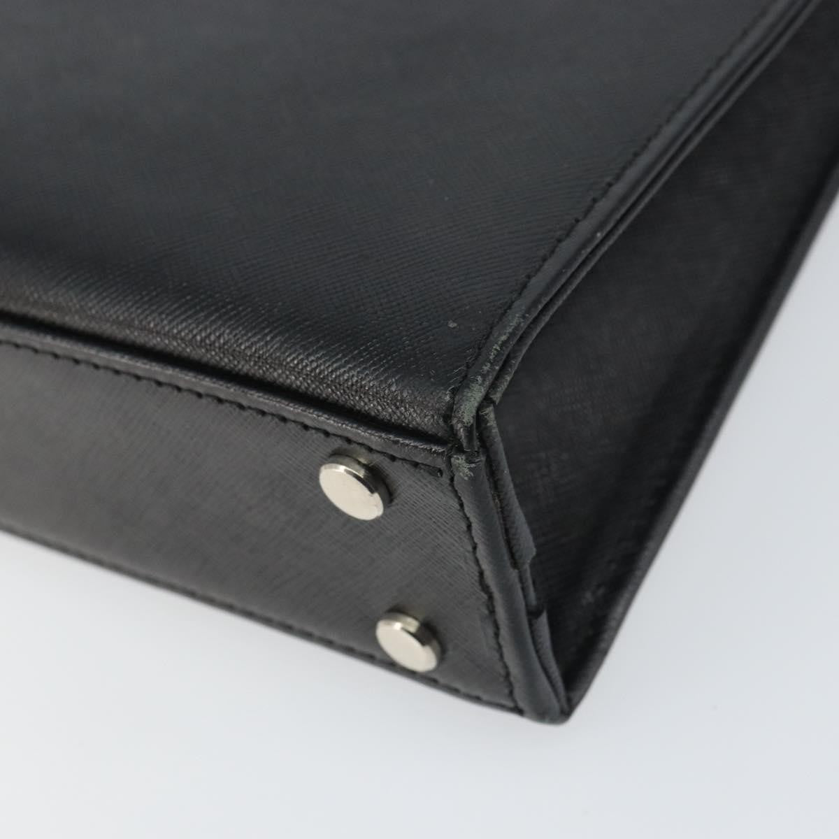 Burberry Vintage Briefcase Leather Black Leather Briefcase Bag