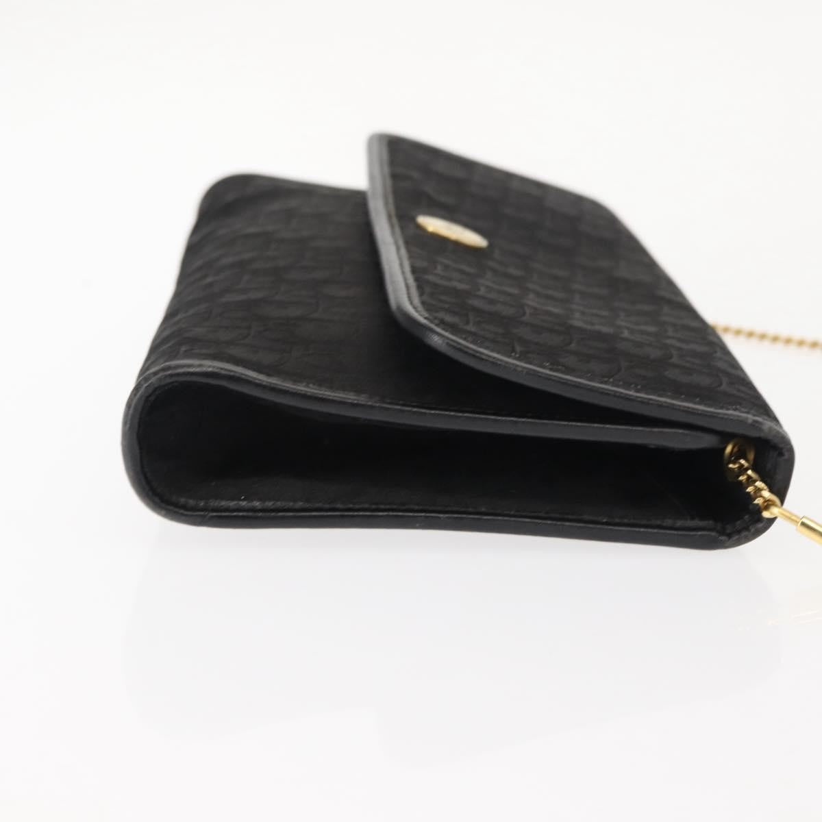 Christian Dior Trotter Shoulder Bag Canvas Black Canvas Shoulder Bag Bag (Pre-Owned)