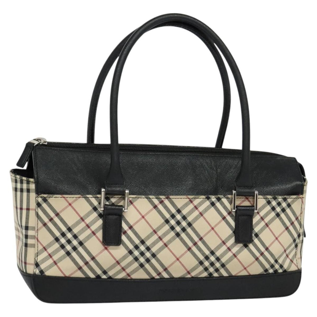 Burberry Nova Check Handbag Nova Check Canvas And Leather Beige Canvas Handbag