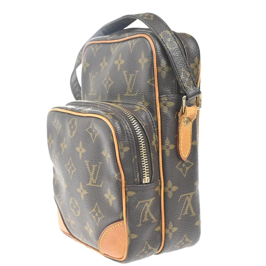 Louis Vuitton Amazone Bag Monogram Canvas Brown Canvas Shoulder Bag