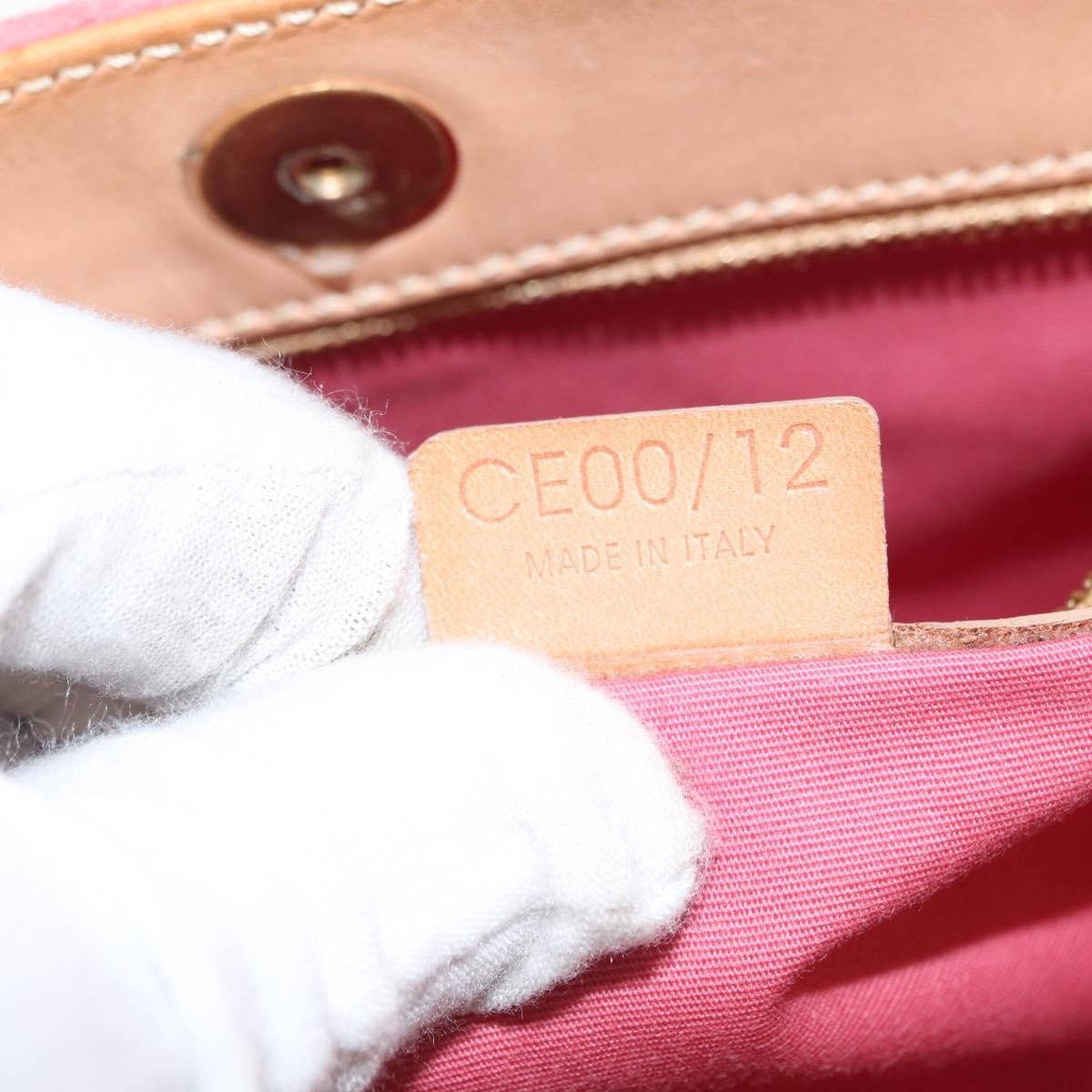 Celine C Macadam Shoulder Bag Suede Pink Suede Shoulder Bag Bag