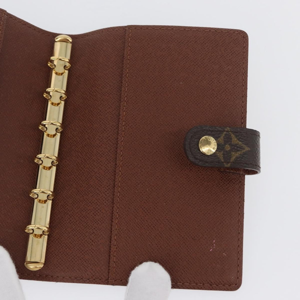 Louis Vuitton Agenda Cover Monogram Panda Brown Canvas Wallets Accessory