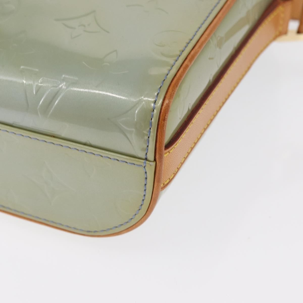 Louis Vuitton Sullivan Handbag Monogram Vernis Gray Patent_Leather Shoulder Bag
