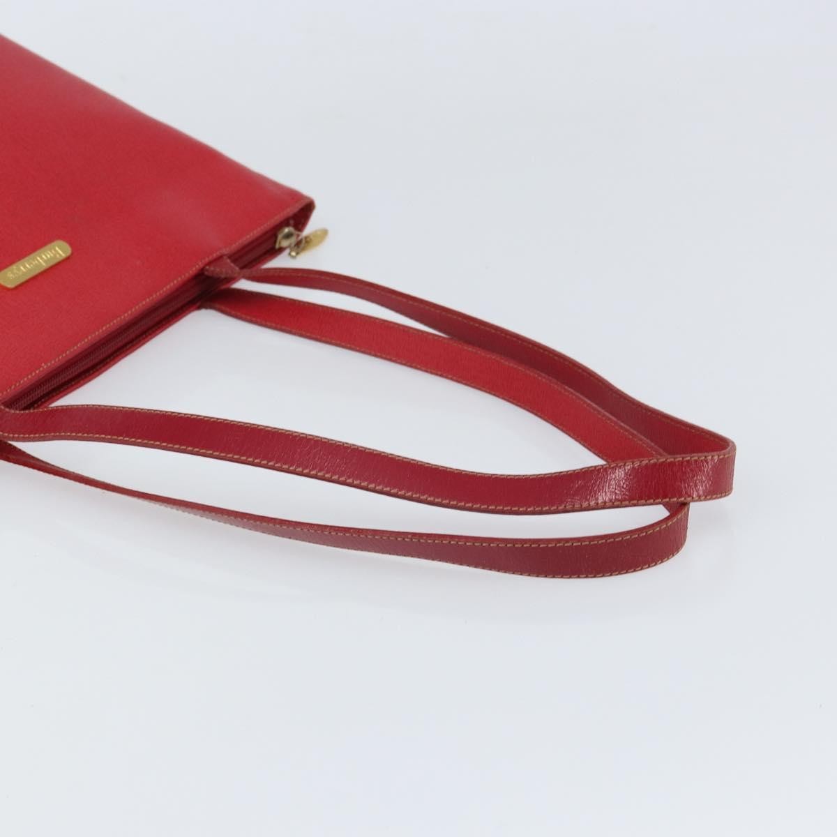 Burberry Vintage Tote Bag Leather Red Leather Tote Bag