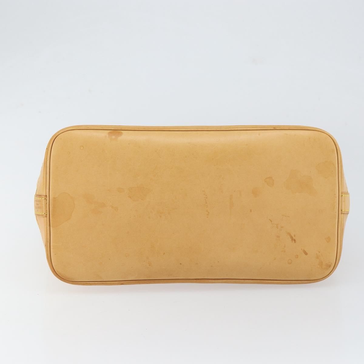 Louis Vuitton Alma Handbag Nomade Leather Beige Leather Handbag