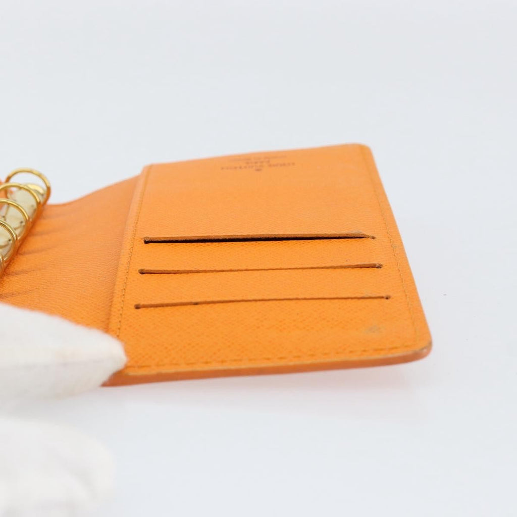 Louis Vuitton Agenda Cover Epi Leather Orange Leather Wallets Accessory