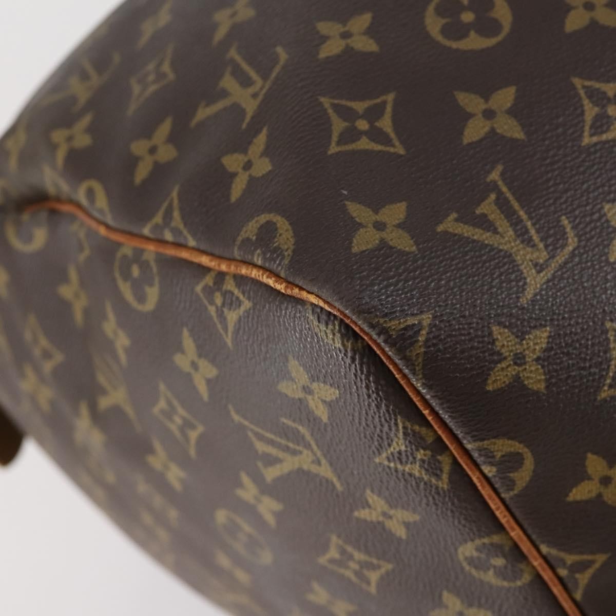 Louis Vuitton Keepall Bag Monogram Canvas Brown Canvas Travel Bag