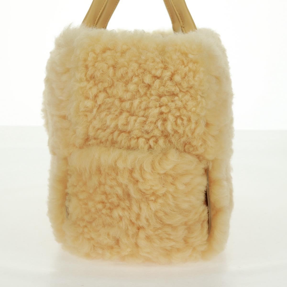 Bottega Veneta Arco Tote Intrecciato Shearling Yellow Leather Tote Bag Bag