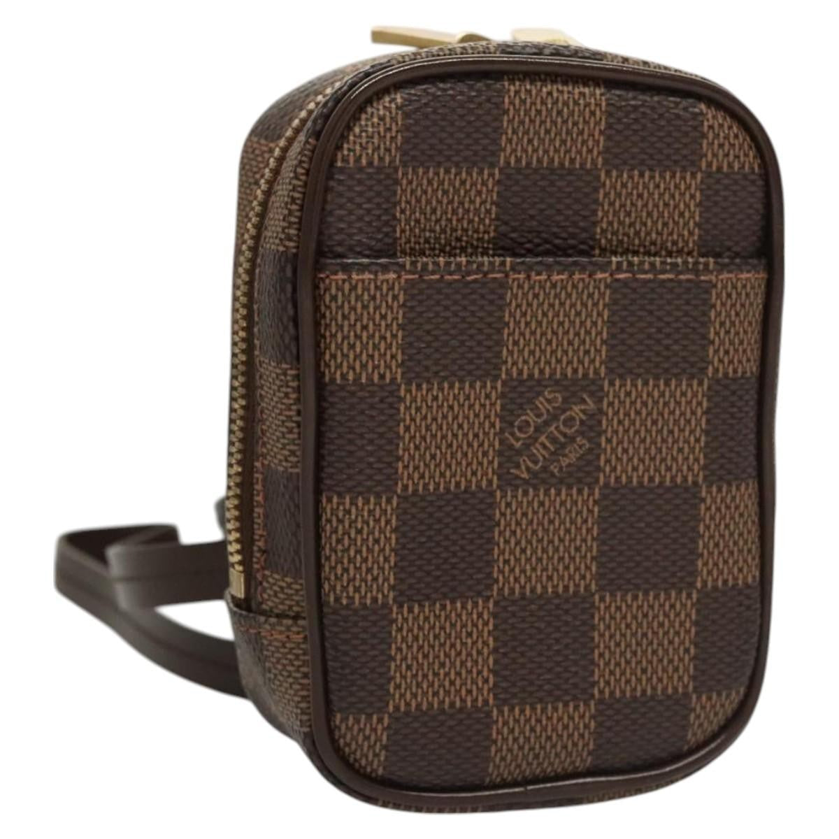 Louis Vuitton Etui Okapi Camera Case Damier Brown Canvas Bag