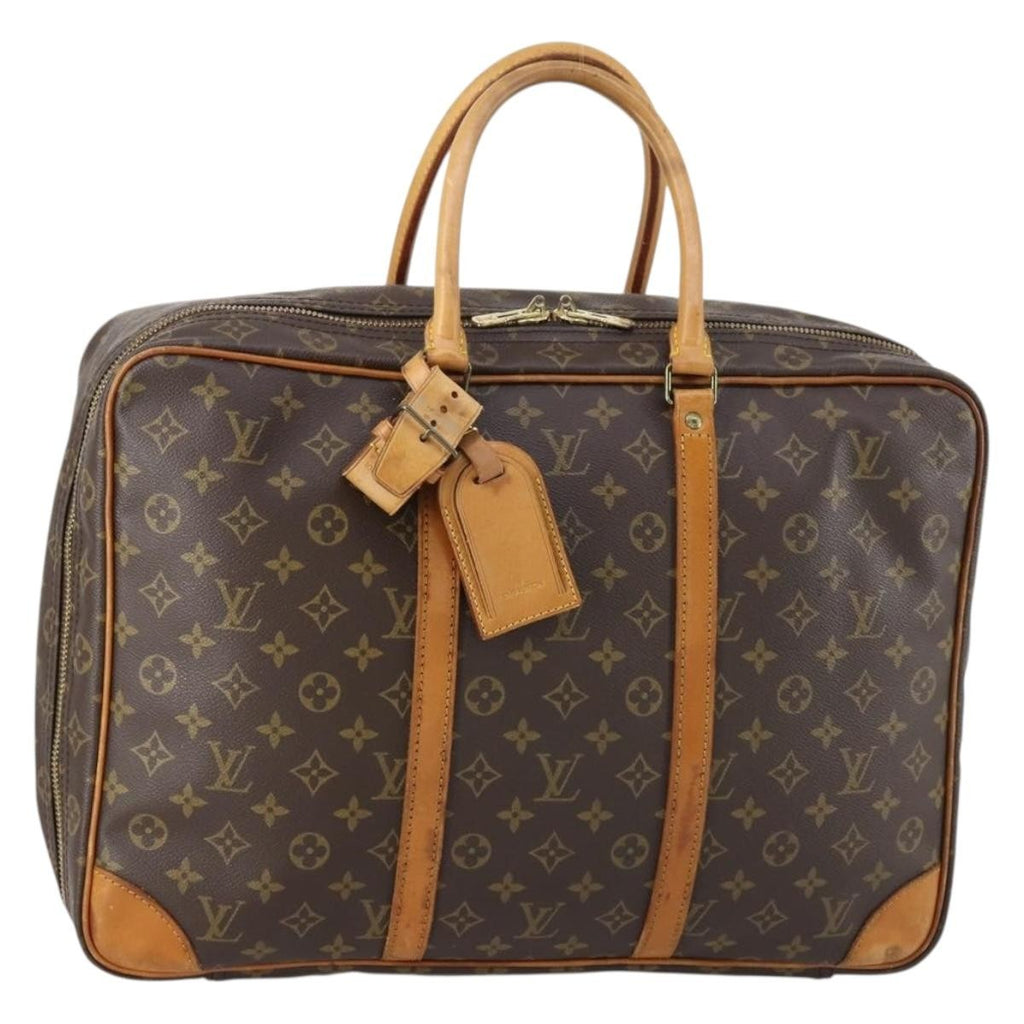 Louis Vuitton Sirius Handbag Monogram Canvas Brown Canvas Travel Bag