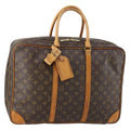 Louis Vuitton Sirius Handbag Monogram Canvas Brown Canvas Travel Bag