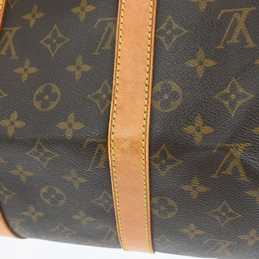 Louis Vuitton Keepall Bag Monogram Canvas Brown Canvas Travel Bag