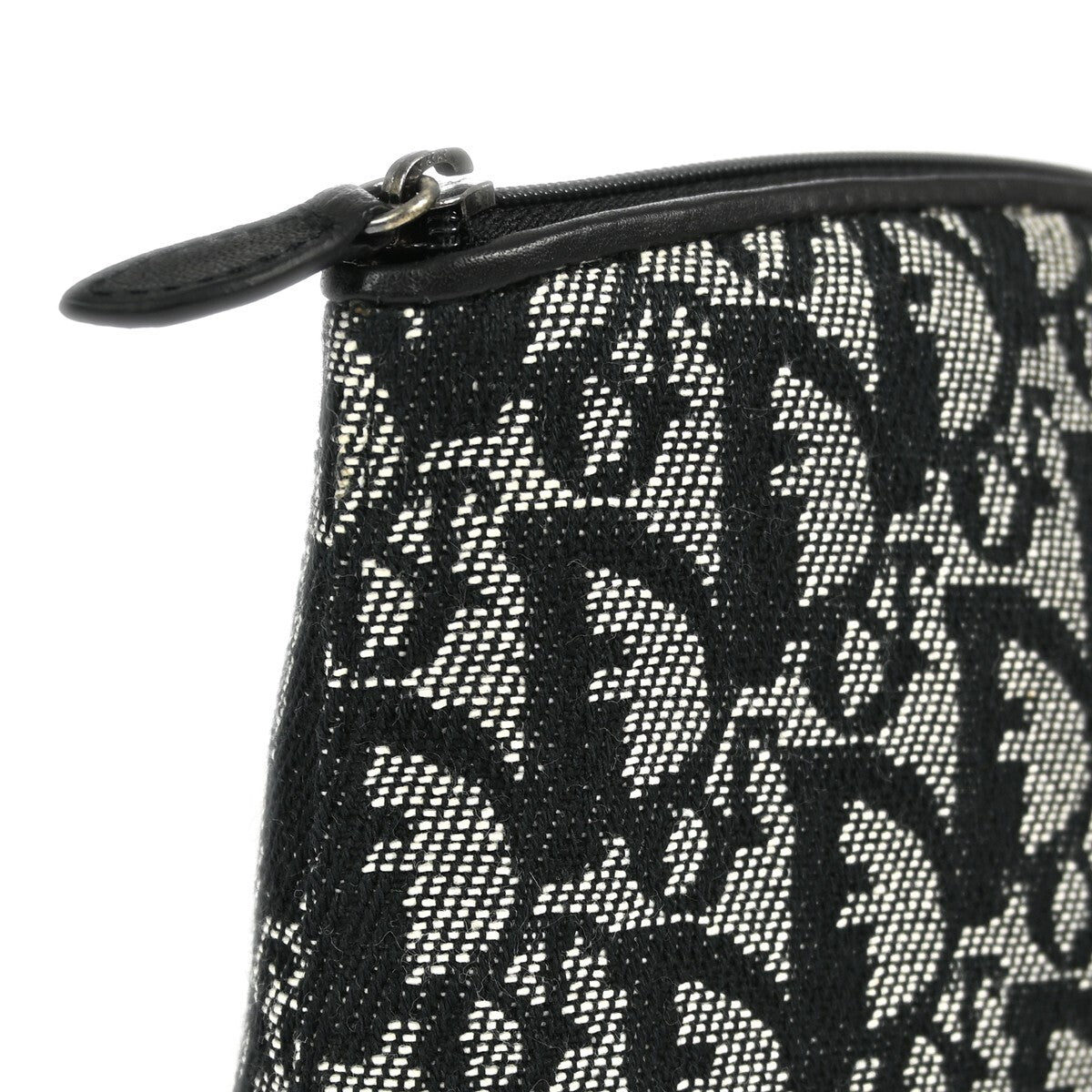 Christian Dior Vintage Trotter Pouch Diorissimo Canvas Gray Canvas Clutche & Pouche Bag (Pre-Owned)