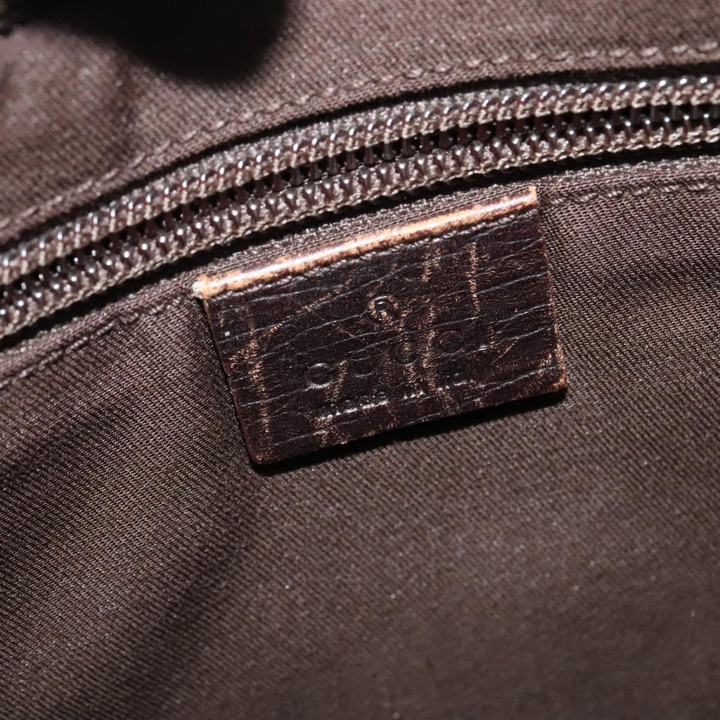 Gucci Zip Top Messenger Bag Gg Coated Canvas Beige Canvas Shoulder Bag Bag (Pre-Owned)