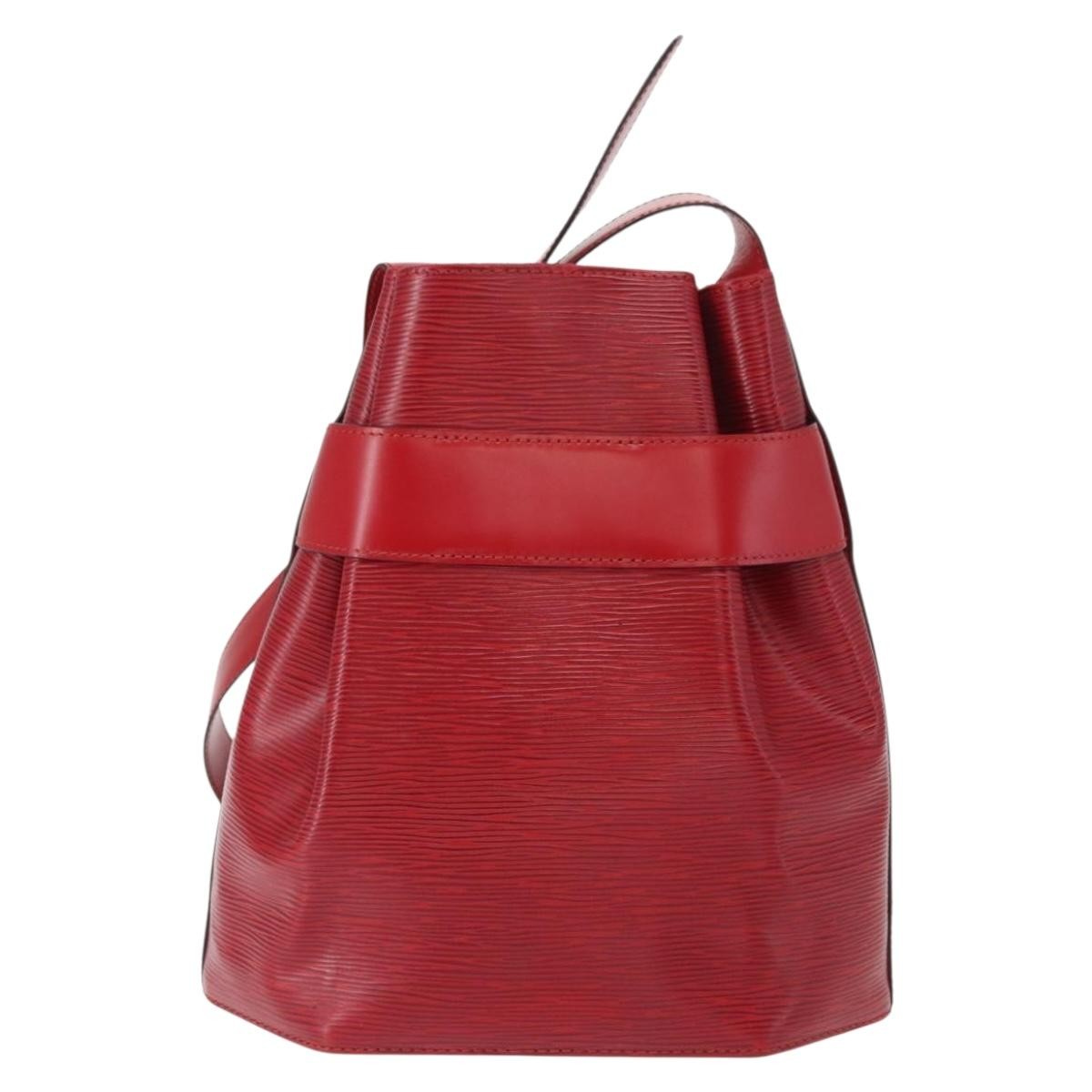 Louis Vuitton Vintage Sac D'epaule Handbag Epi Leather Red Leather Shoulder Bag