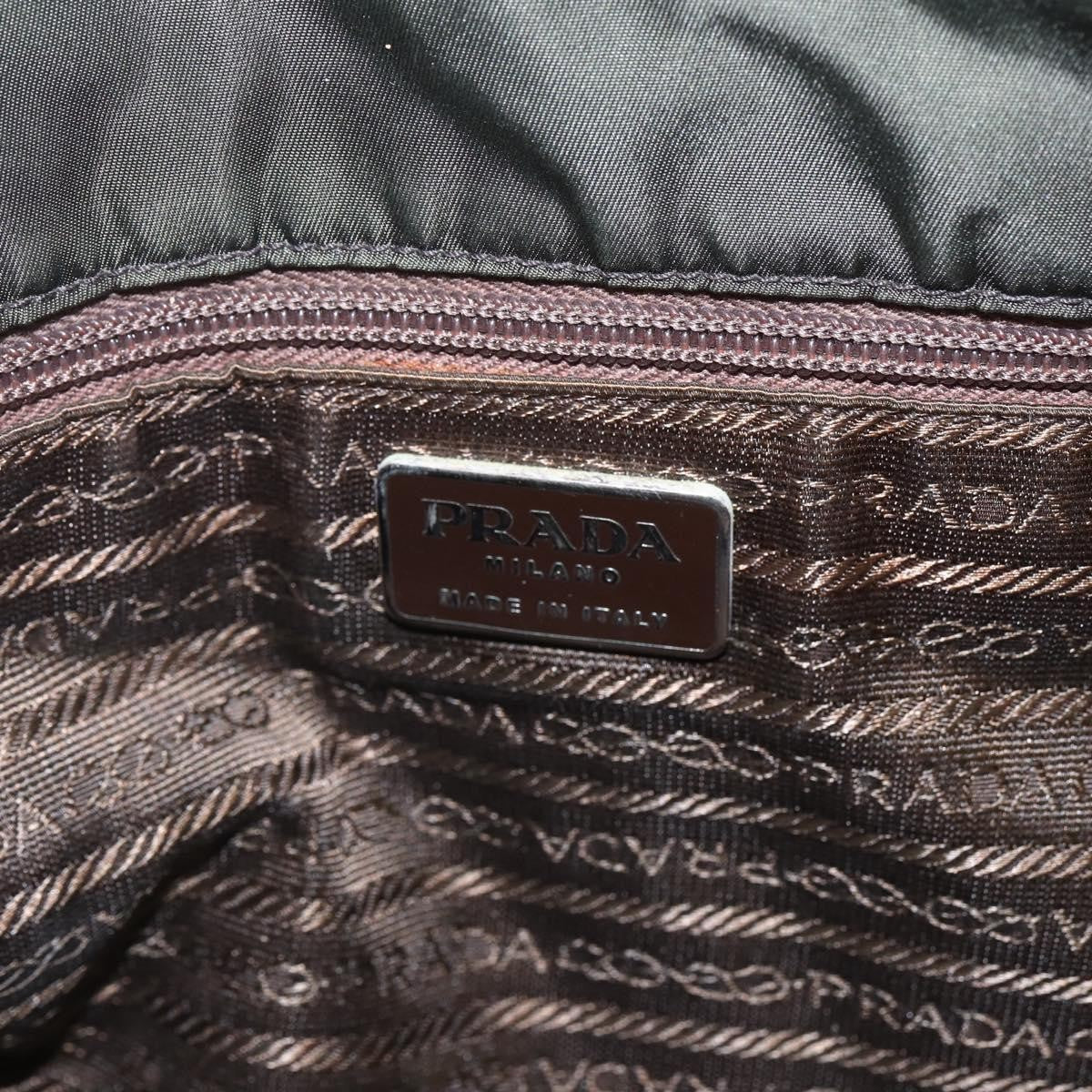 Prada Re-Edition 1995 Chain Tote Quilted Re-Nylon Khaki Nylon Shoulder Bag Bag