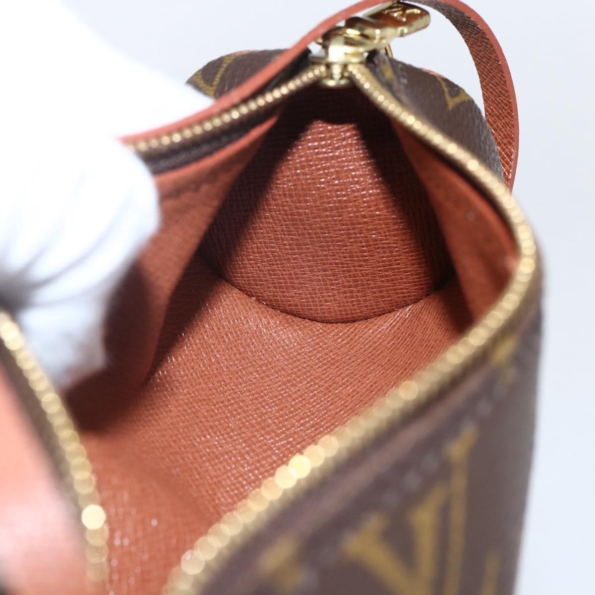 Louis Vuitton Papillon Pochette Monogram Canvas Brown Canvas Clutche & Pouche Bag
