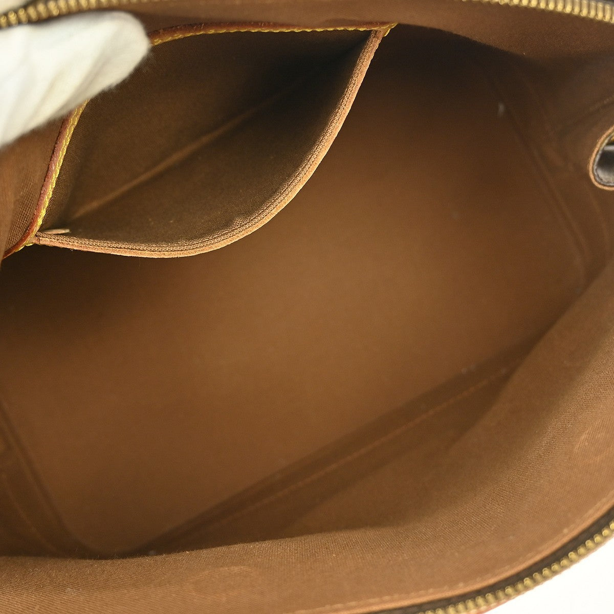 Louis Vuitton Alma Handbag Monogram Canvas Brown Canvas Handbag