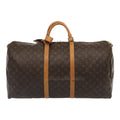 Louis Vuitton Keepall Bag Monogram Canvas Brown Canvas Travel Bag