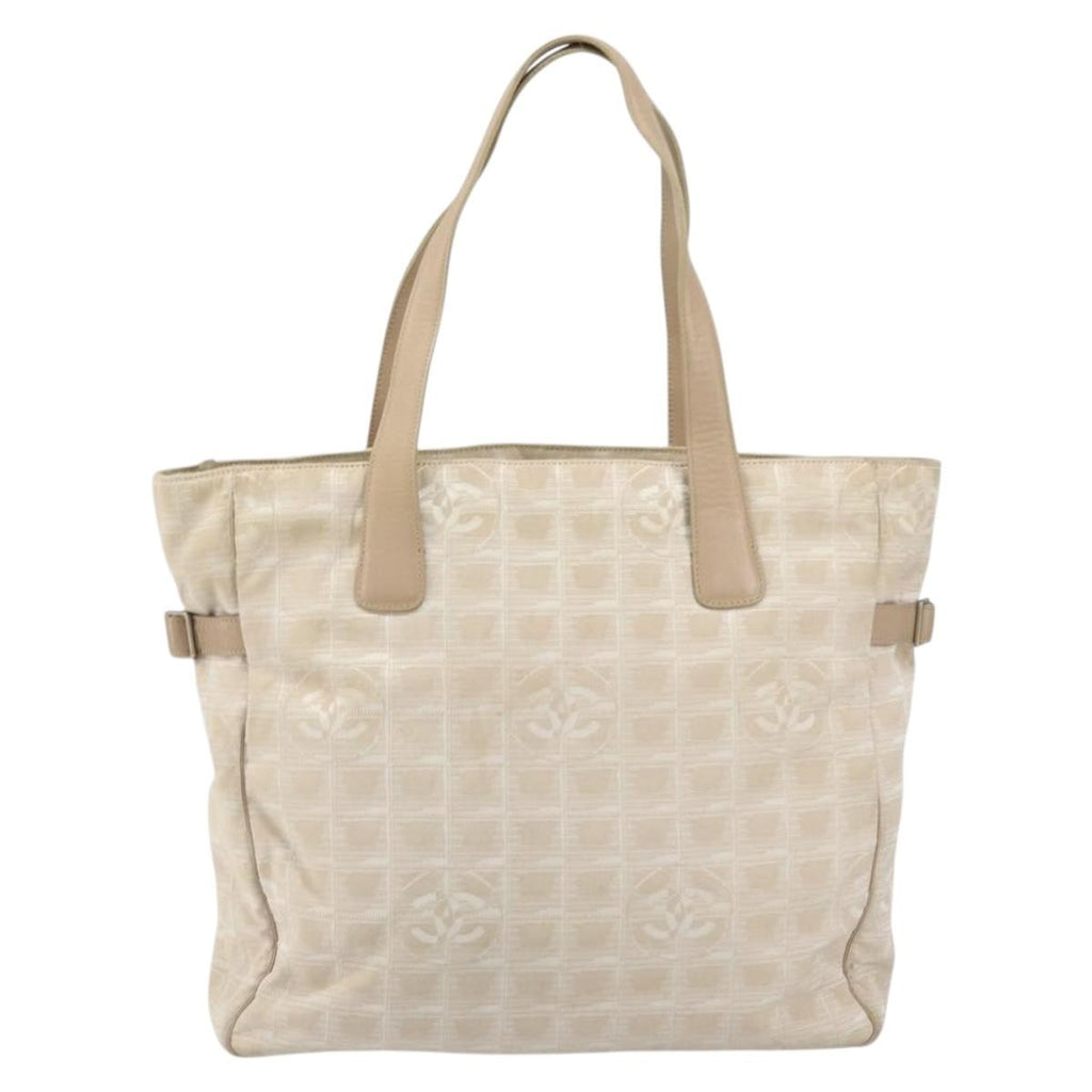 Chanel Travel Line Tote Nylon Pink Nylon Tote Bag Bag