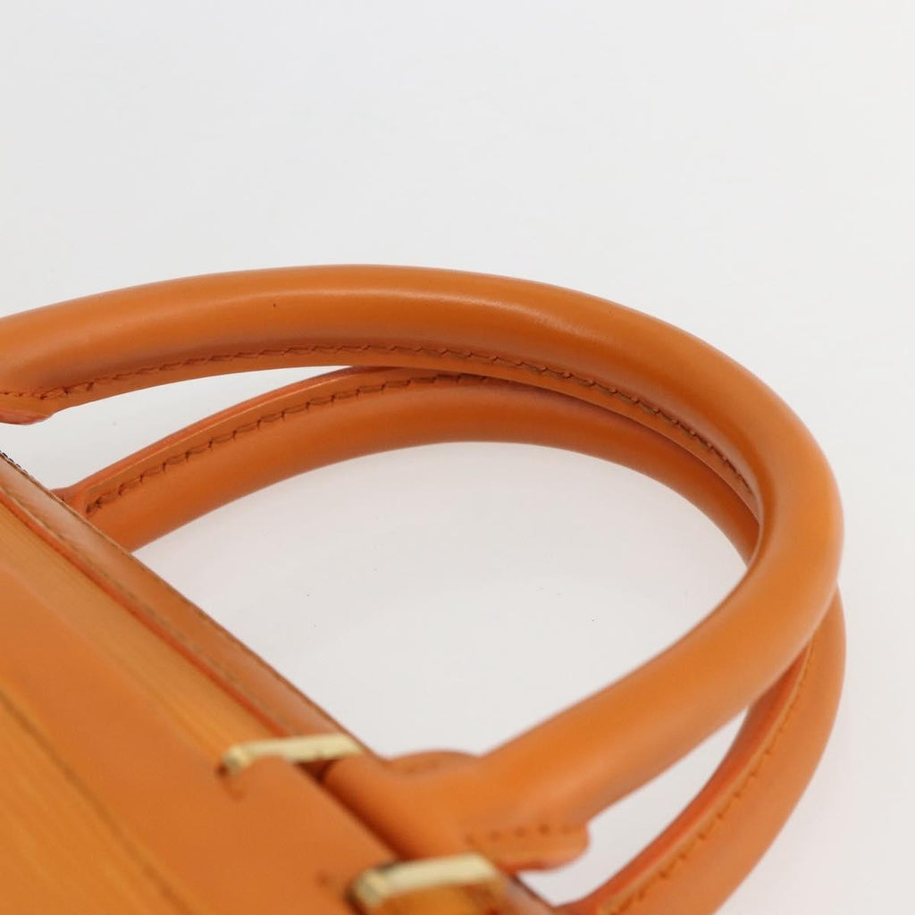 Louis Vuitton Danura Handbag Epi Orange Leather Handbag