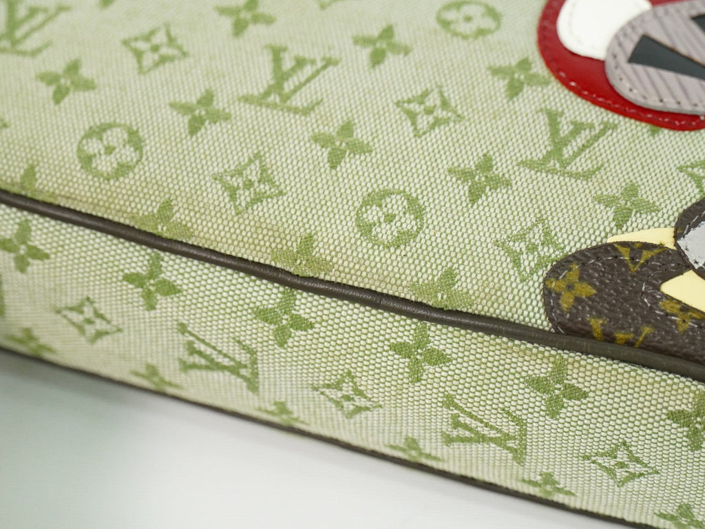 Louis Vuitton Conte De Fees Pochette Monogram Patchwork Khaki Canvas Shoulder Bag
