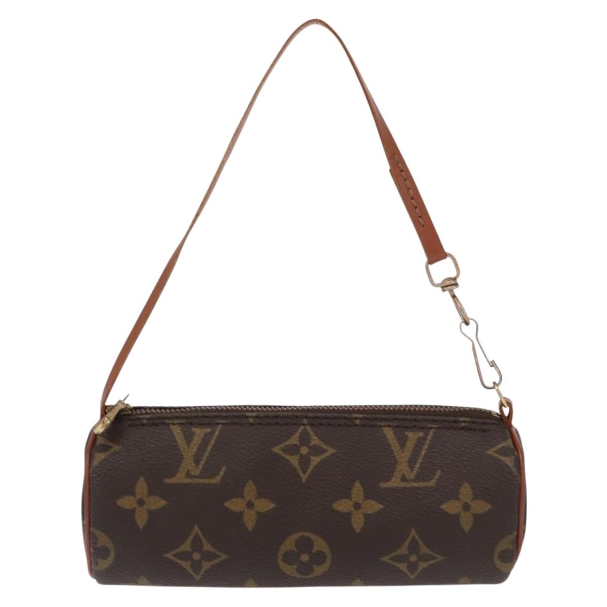Louis Vuitton Papillon Pochette Monogram Canvas Brown Canvas Clutche & Pouche Bag