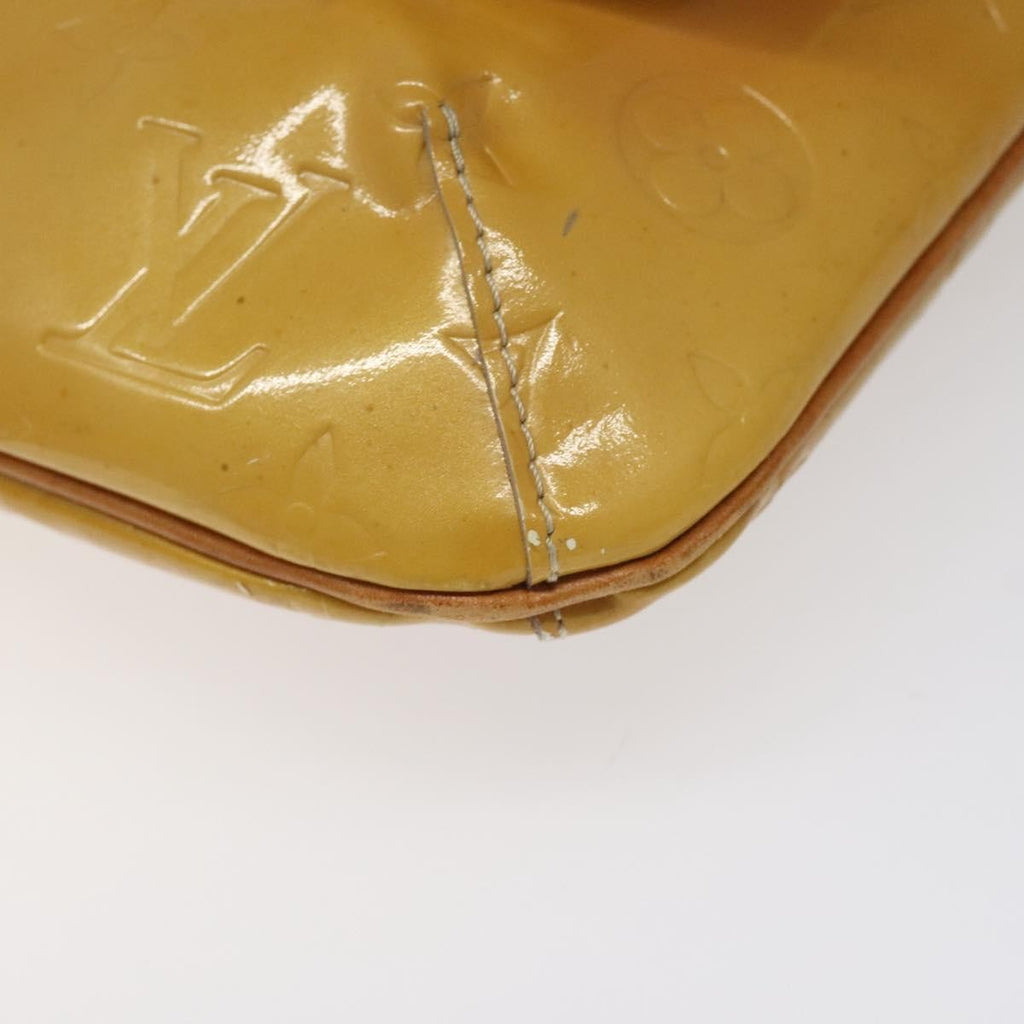 Louis Vuitton Thompson Street Handbag Monogram Vernis Beige Patent_Leather Bag